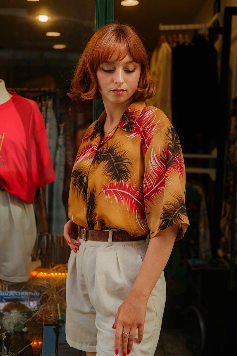 Vintage Tül Salaş Gömlek