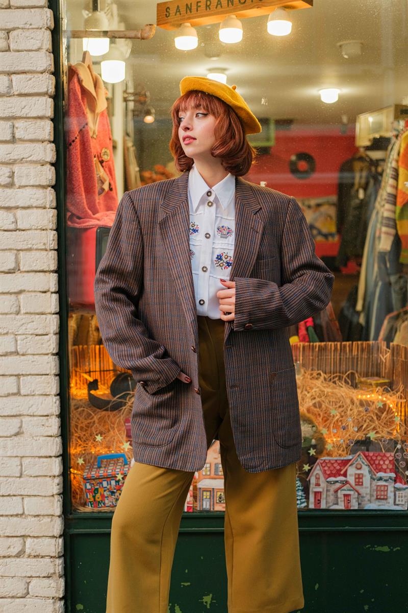 VİNTAGE UNİSEX BLAZER CEKET