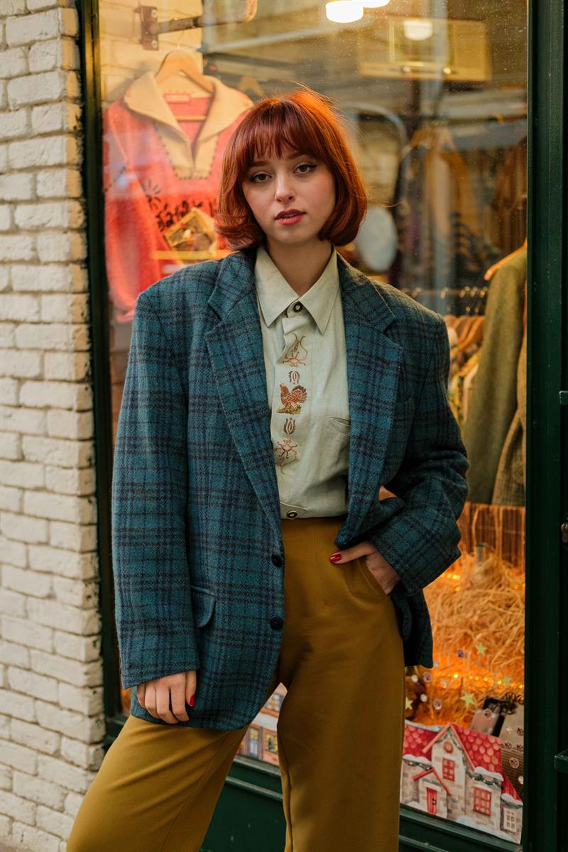 VİNTAGE UNİSEX BLAZER CEKET