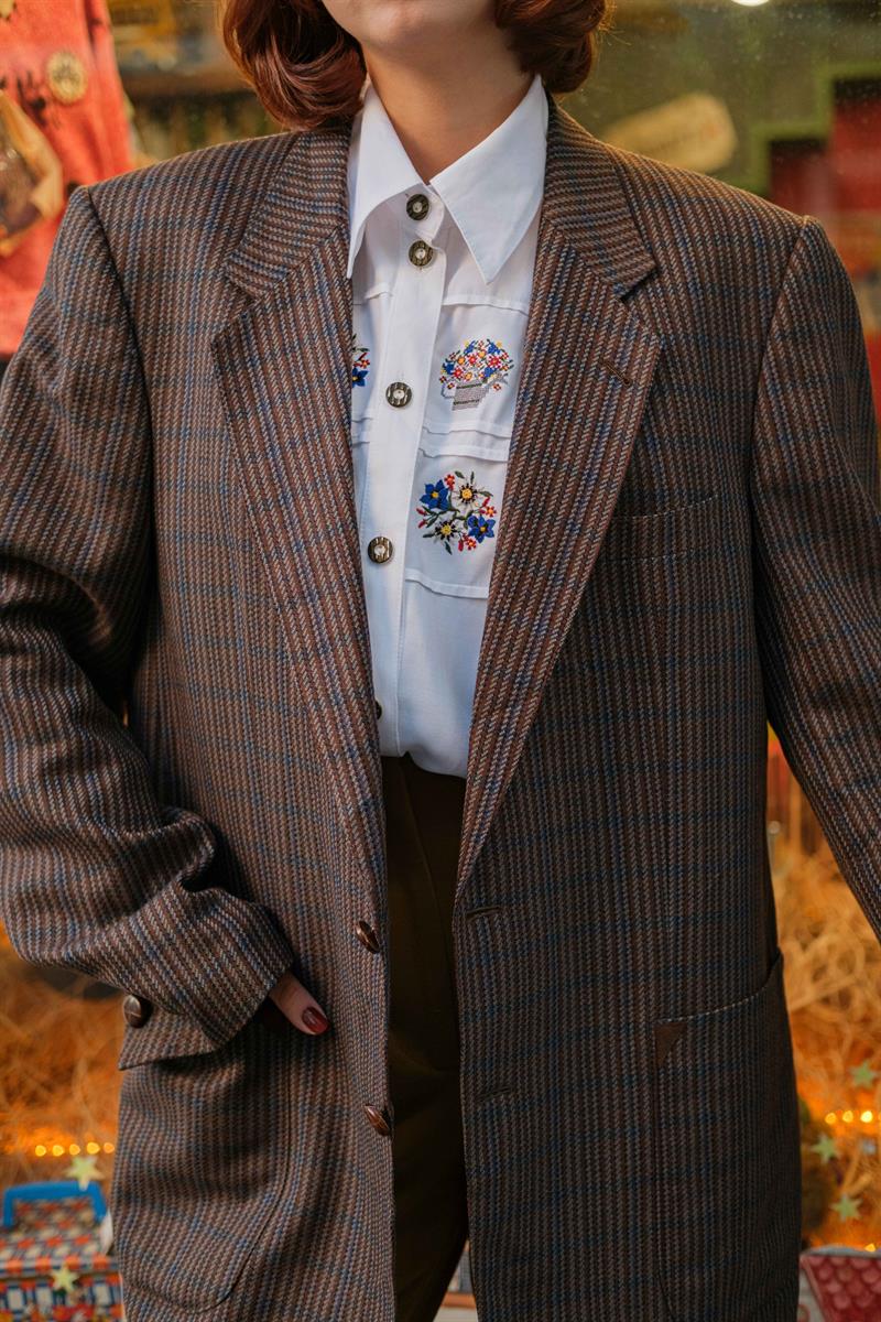 VİNTAGE UNİSEX BLAZER CEKET