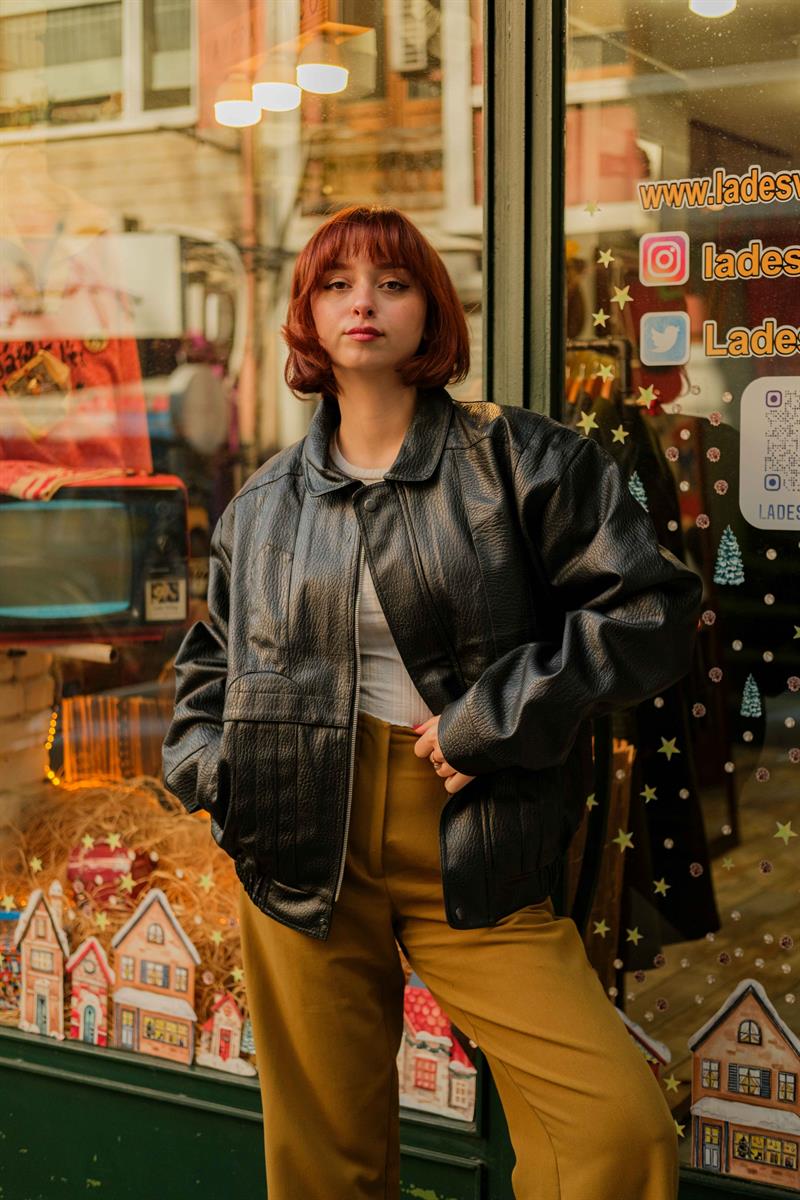 VİNTAGE UNİSEX BOMBER CEKET