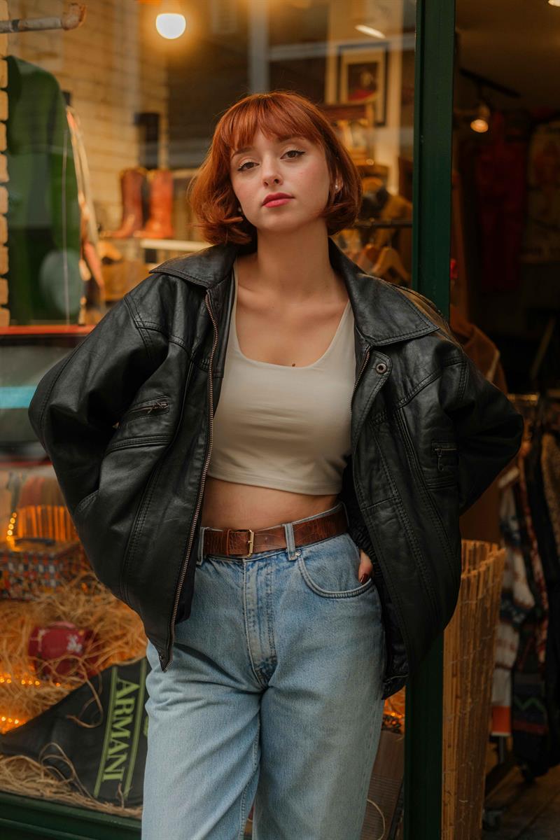 VİNTAGE UNİSEX BOMBER CEKET