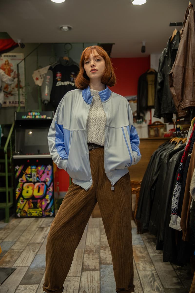 Vintage Unisex Bomber Ceket