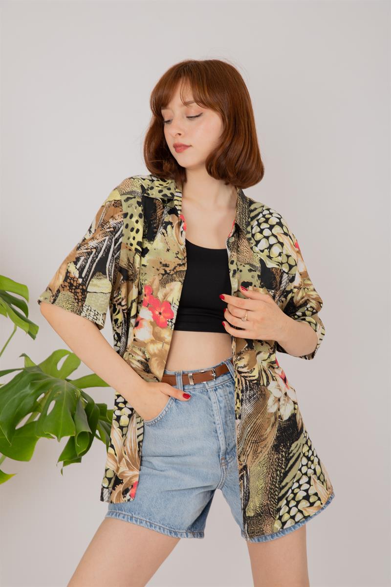 Vintage Unisex Gömlek