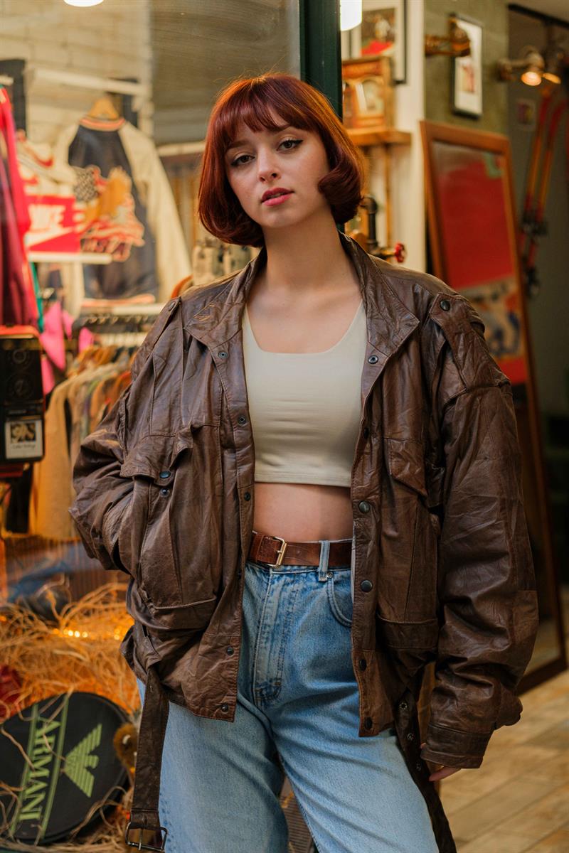 VİNTAGE UNİSEX İTALİAN BOMBER CEKET