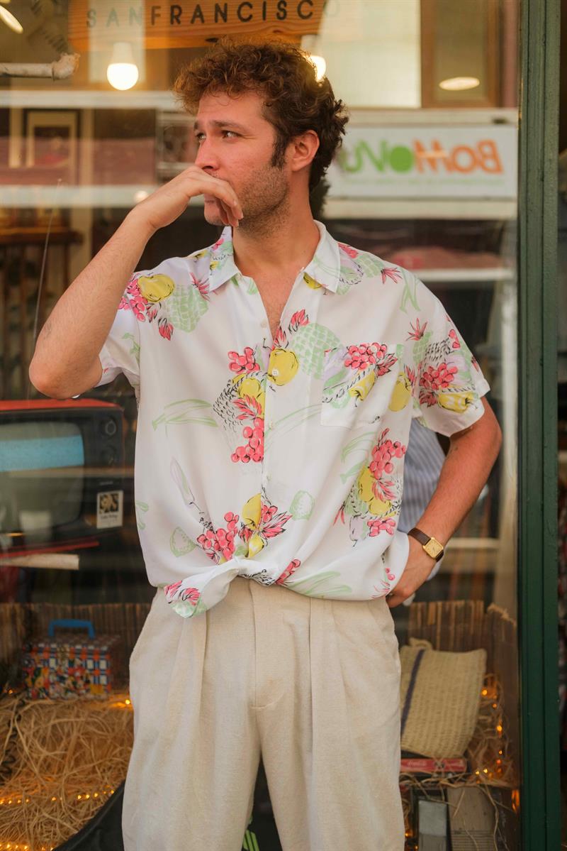 Vintage Unisex Salaş Gömlek