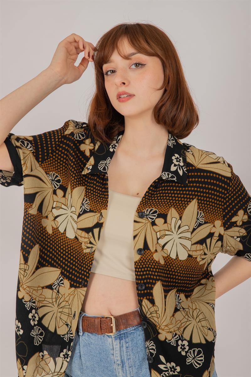 Vintage Unisex Salaş Gömlek