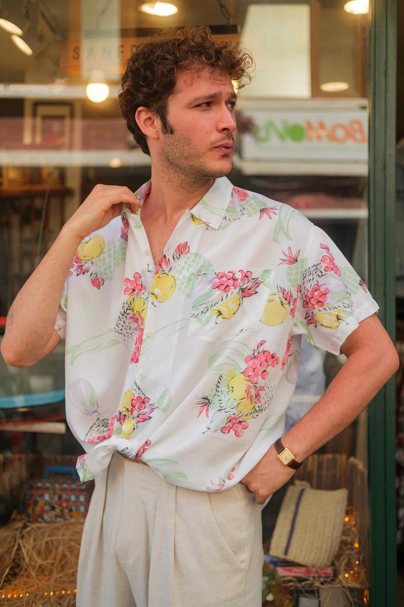 Vintage Unisex Salaş Gömlek