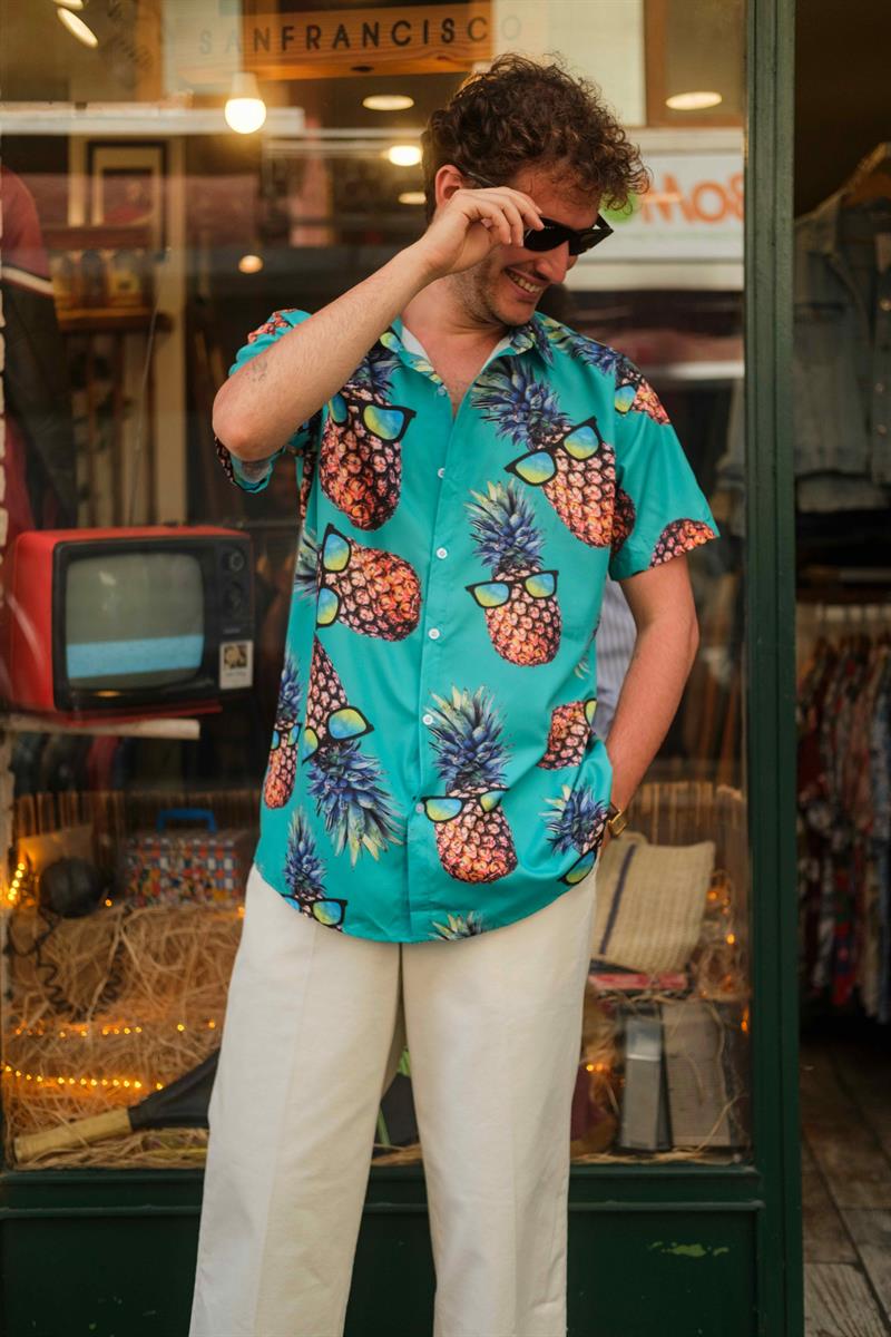 Vintage Unisex Salaş Gömlek