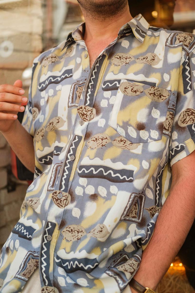 Vintage Unisex Salaş Gömlek