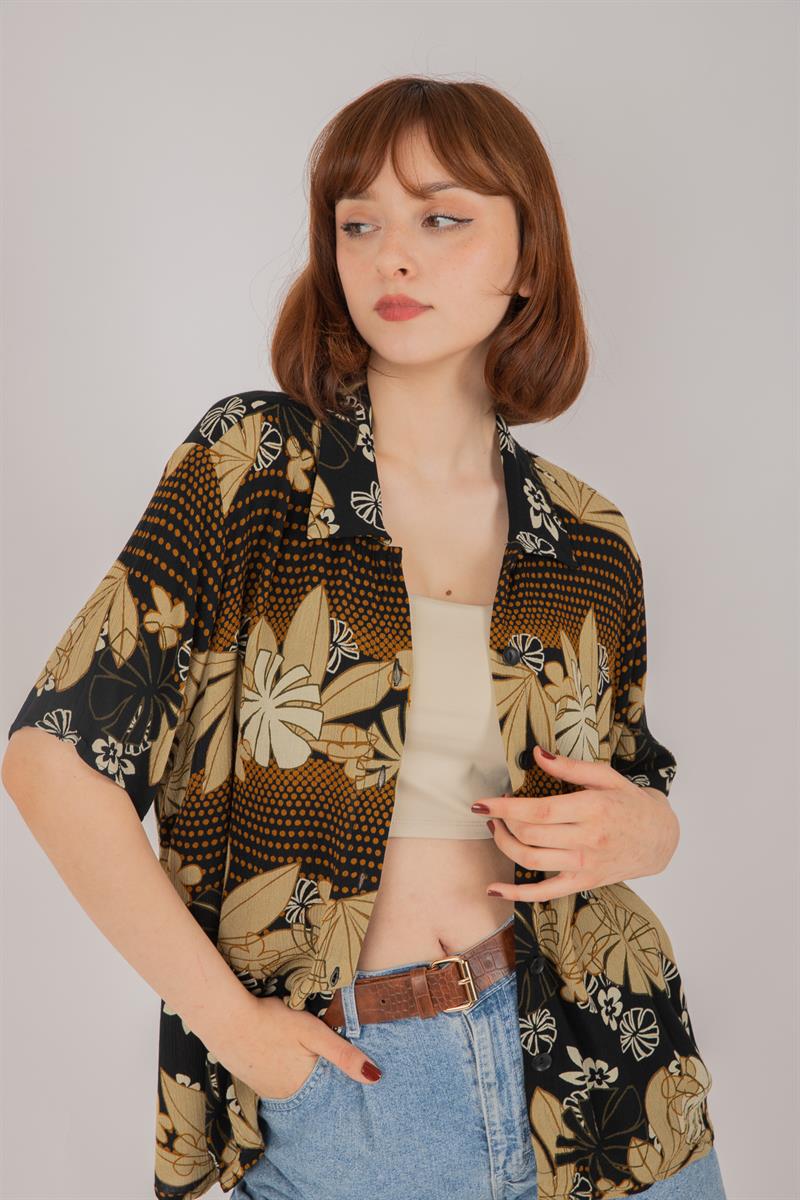 Vintage Unisex Salaş Gömlek