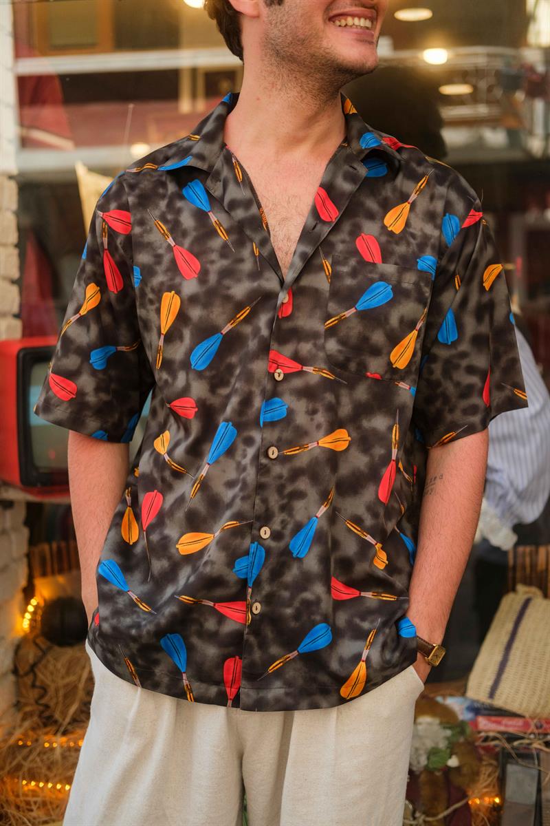 Vintage Unisex Salaş Gömlek