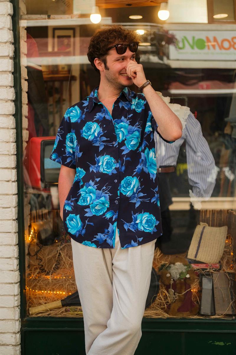 Vintage Unisex Salaş Gömlek
