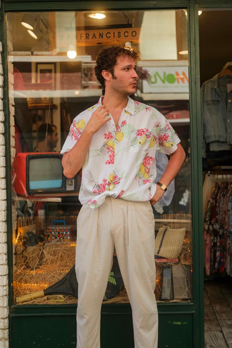 Vintage Unisex Salaş Gömlek