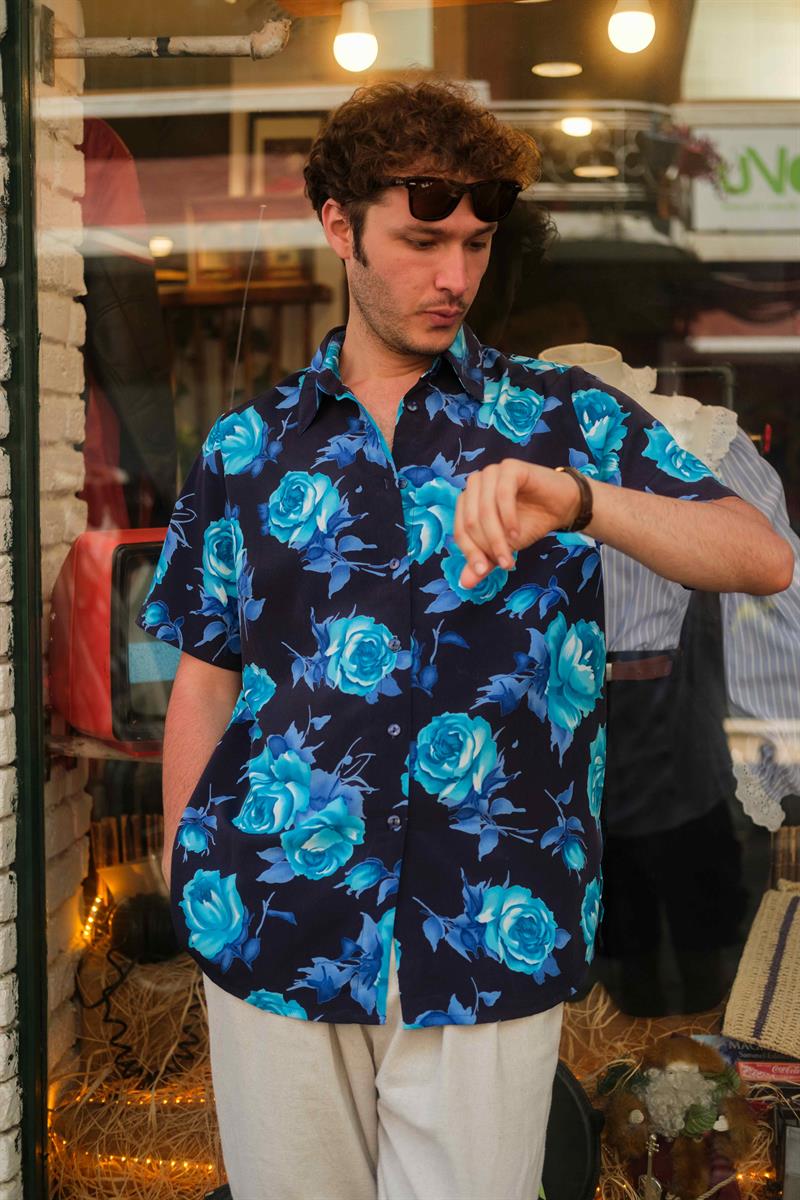 Vintage Unisex Salaş Gömlek