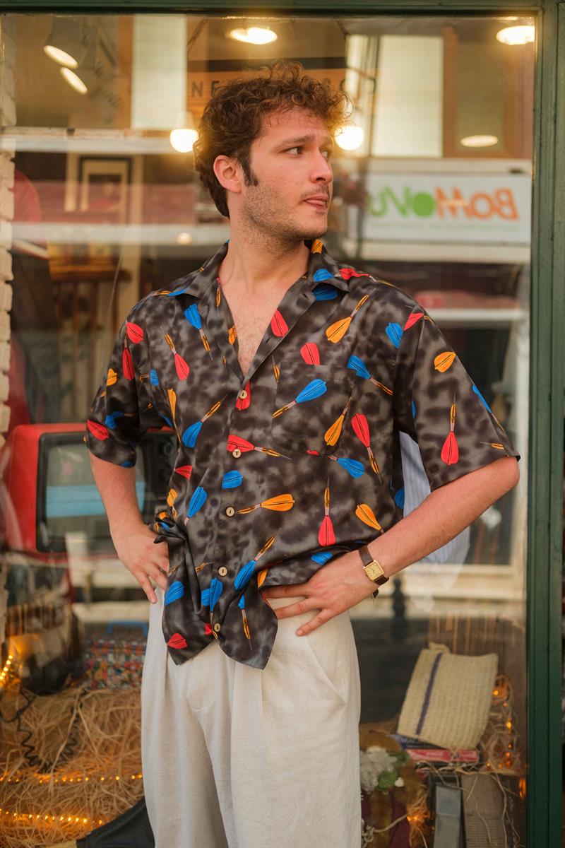 Vintage Unisex Salaş Gömlek