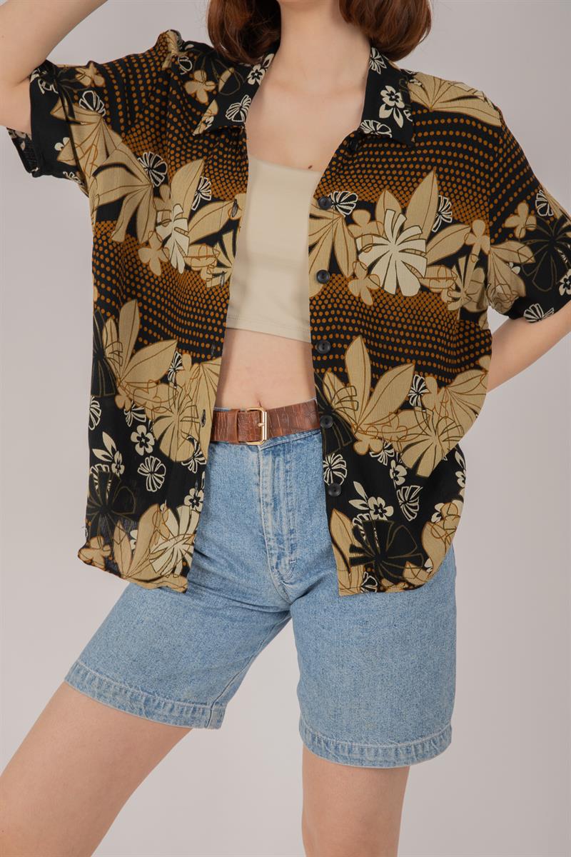 Vintage Unisex Salaş Gömlek