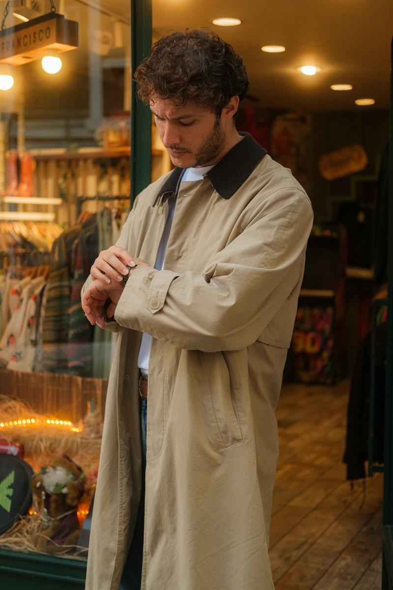 Vintage Unisex Salaş Trençkot