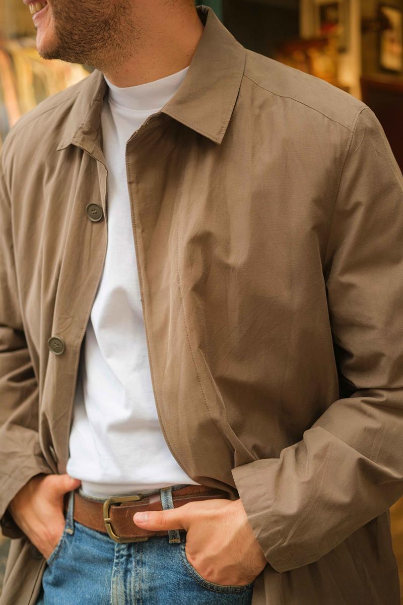 Vintage Unisex Salaş Trençkot