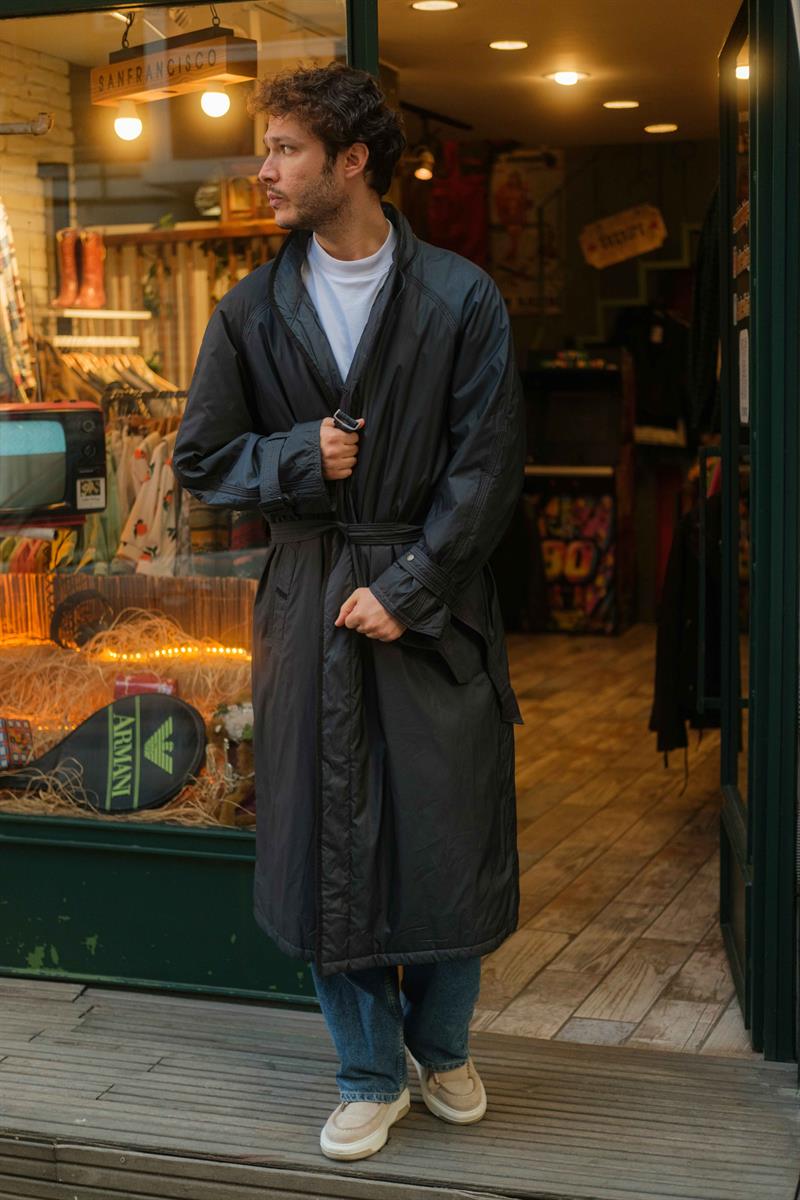 Vintage Unisex Salaş Trençkot