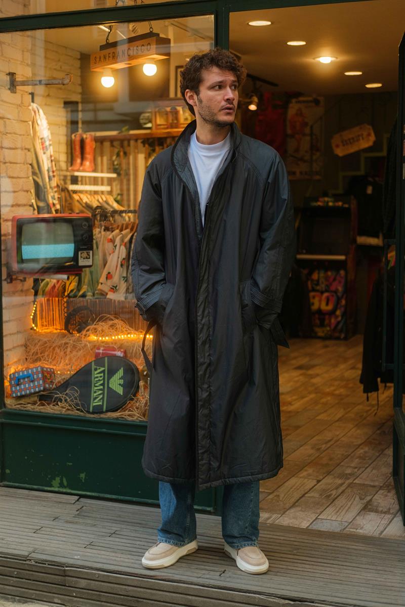 Vintage Unisex Salaş Trençkot