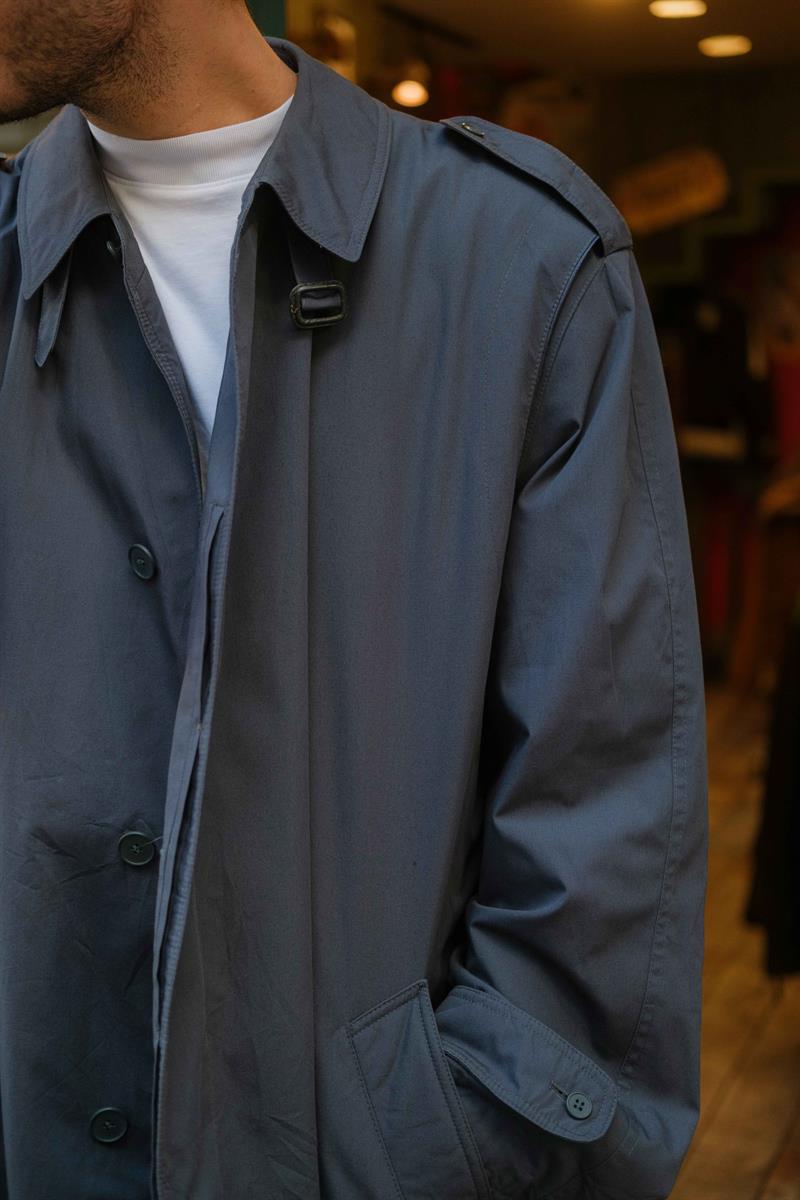 Vintage Unisex Salaş Trençkot