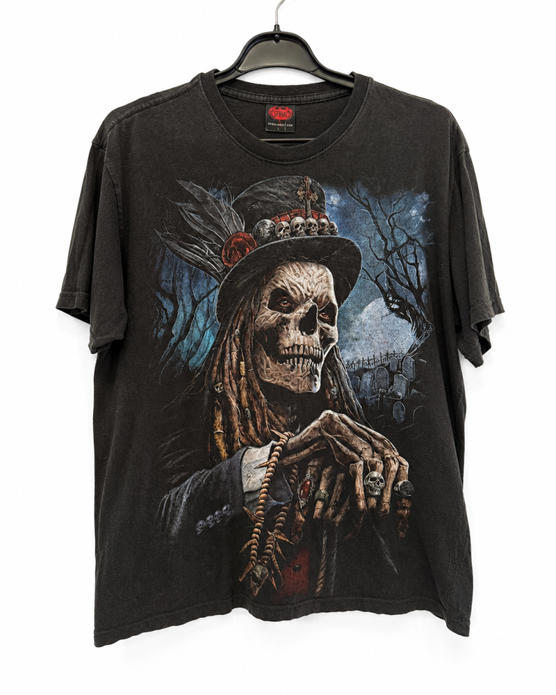 Voodoo/Gotik İskelet Tişört