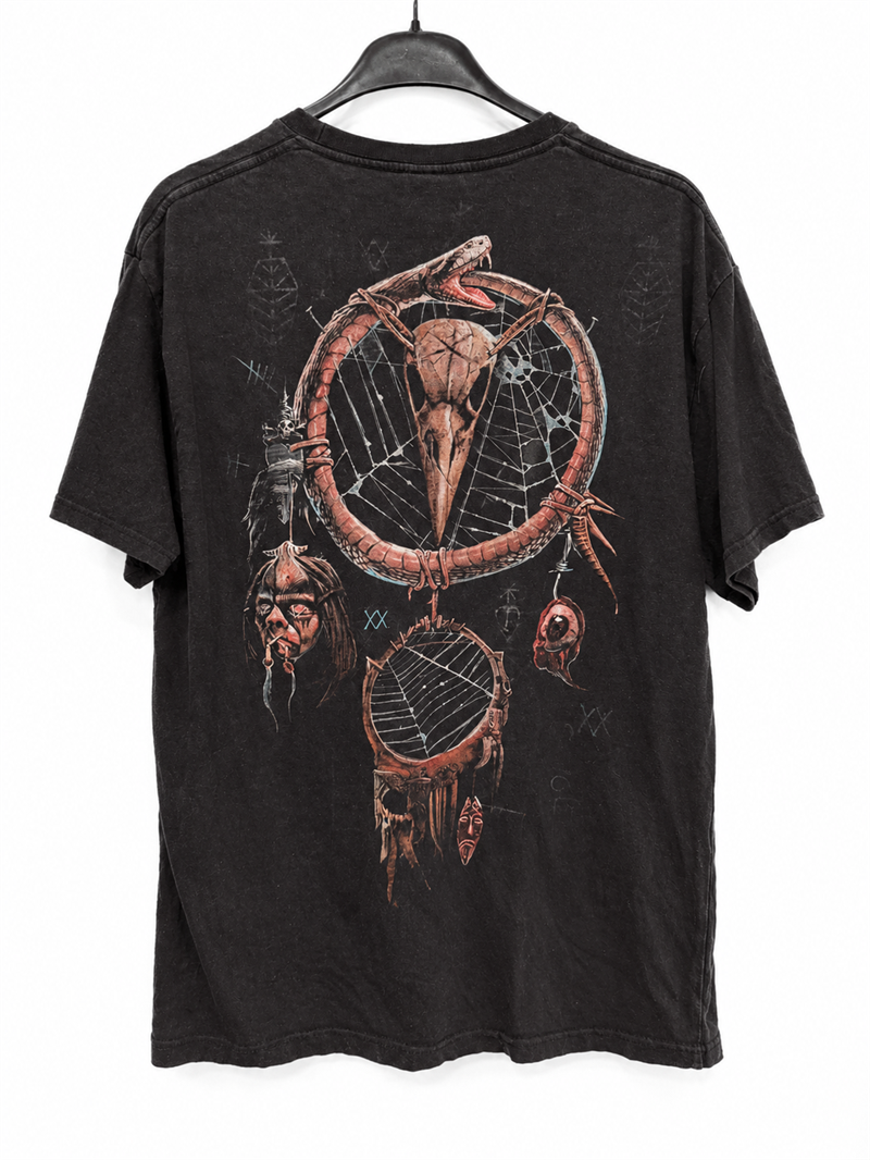Voodoo/Gotik İskelet Tişört