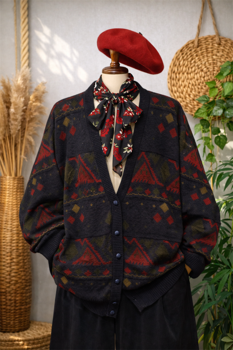 Westbury Etnik Wool Hırka