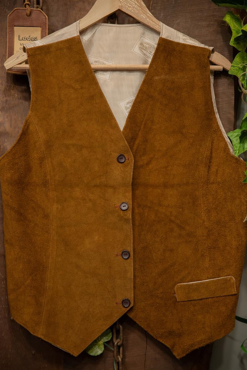 Western Cowboy Deri Yelek