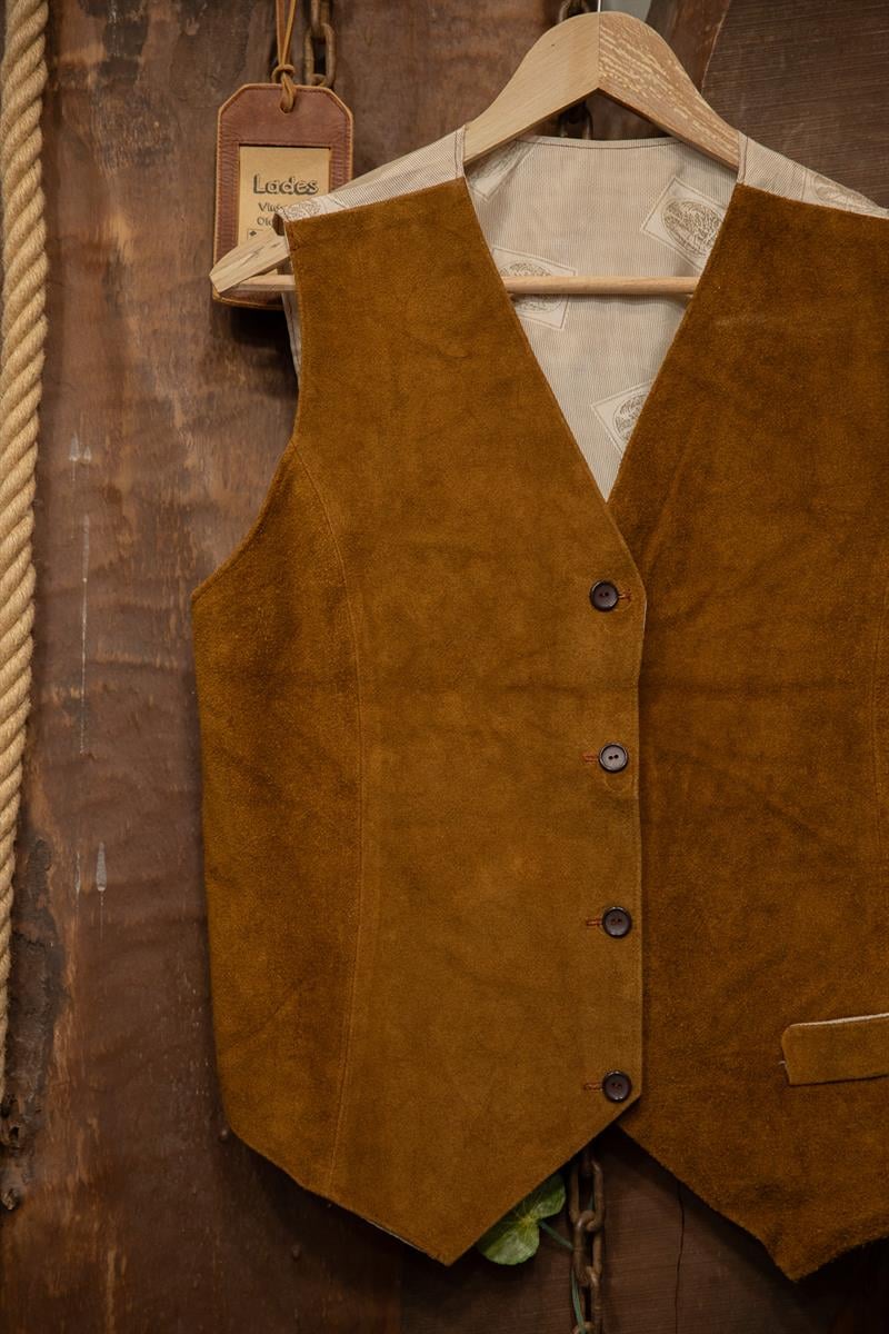 Western Cowboy Deri Yelek