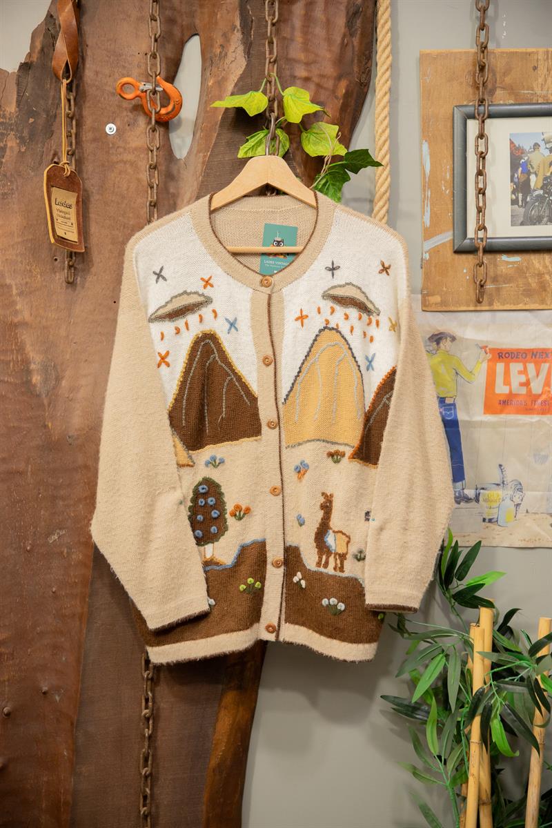 Western Cowboy Nakışlı Hırka/Ceket