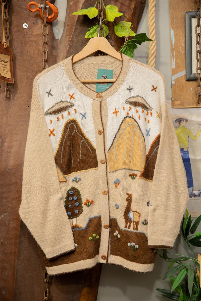 Western Cowboy Nakışlı Hırka/Ceket