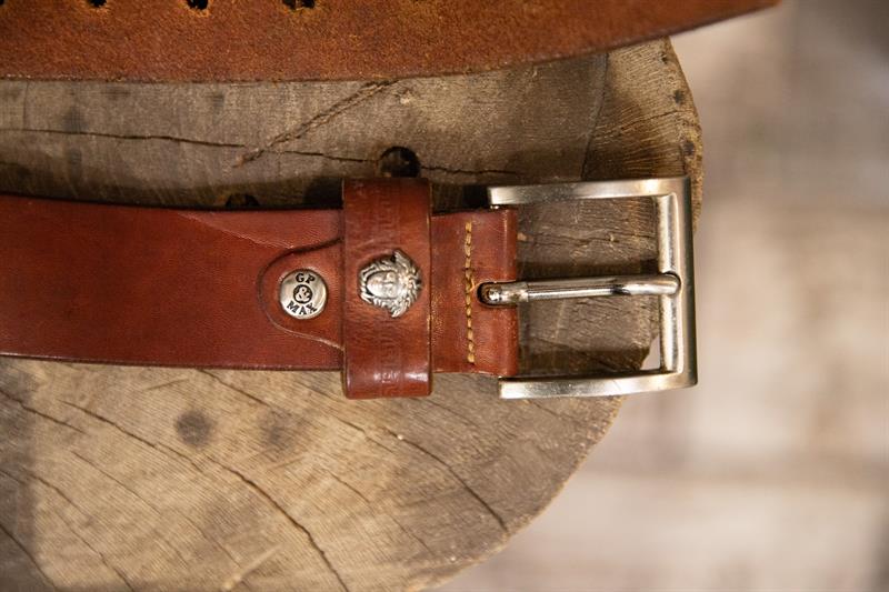 Western Leather Buckle Kemer