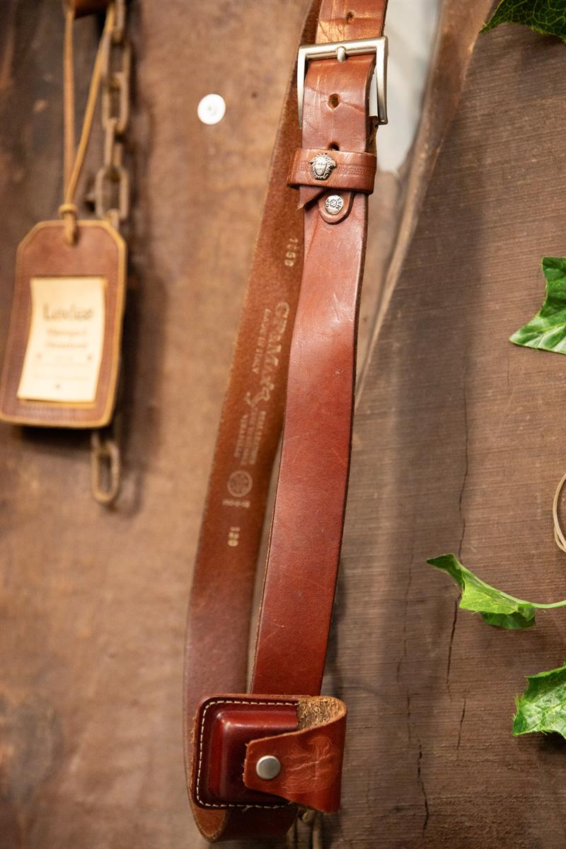 Western Leather Buckle Kemer