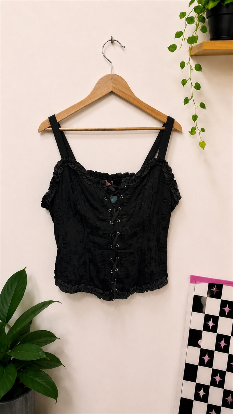 Whimsigoth Gothic Korse/Bluz