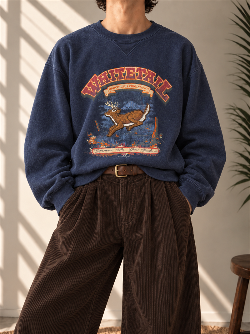 Whitetail Great Nakışlı Sweatshirt