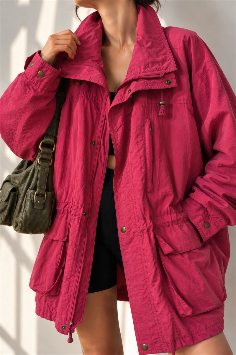 Y2K Barbiecore Outdoor Mont/Ceket