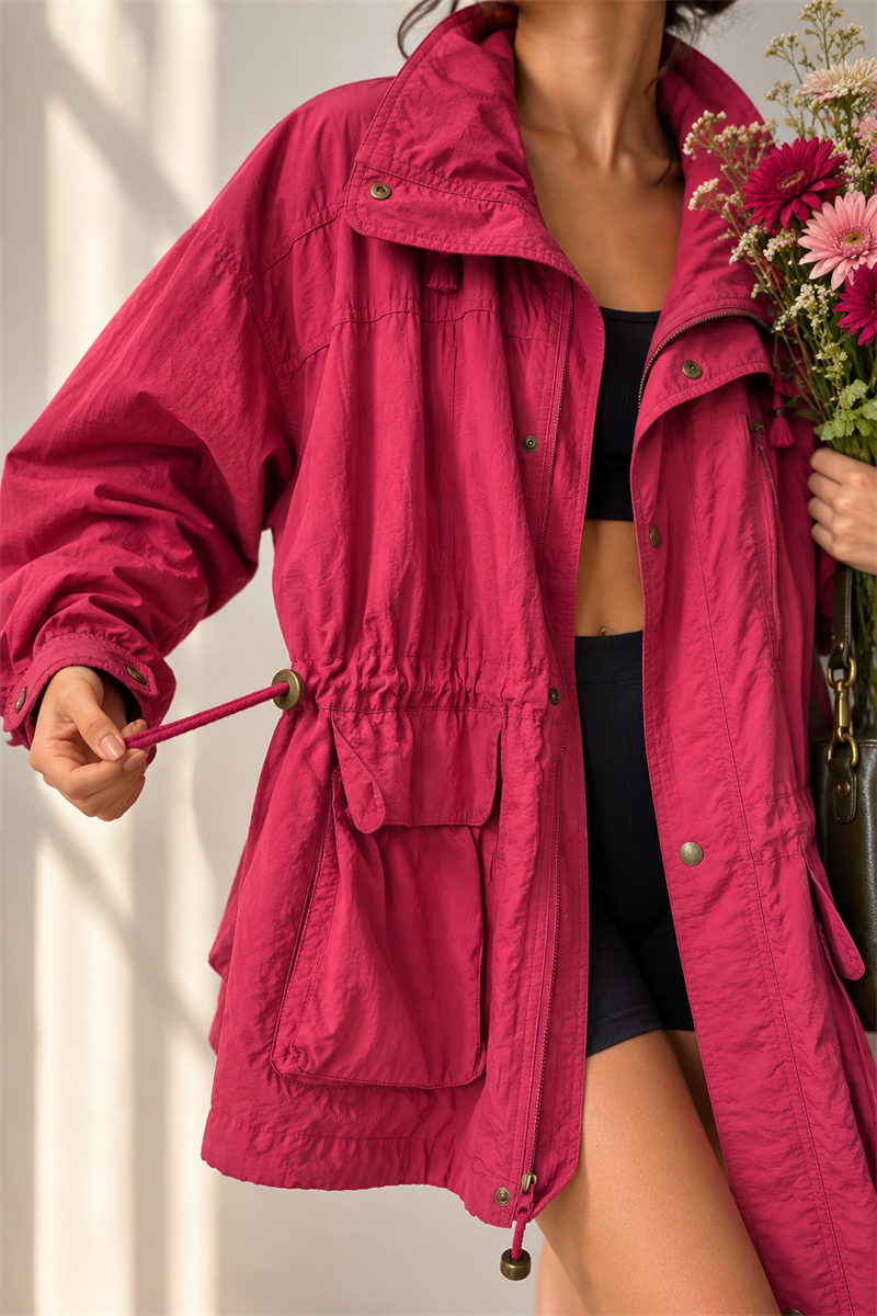 Y2K Barbiecore Outdoor Mont/Ceket