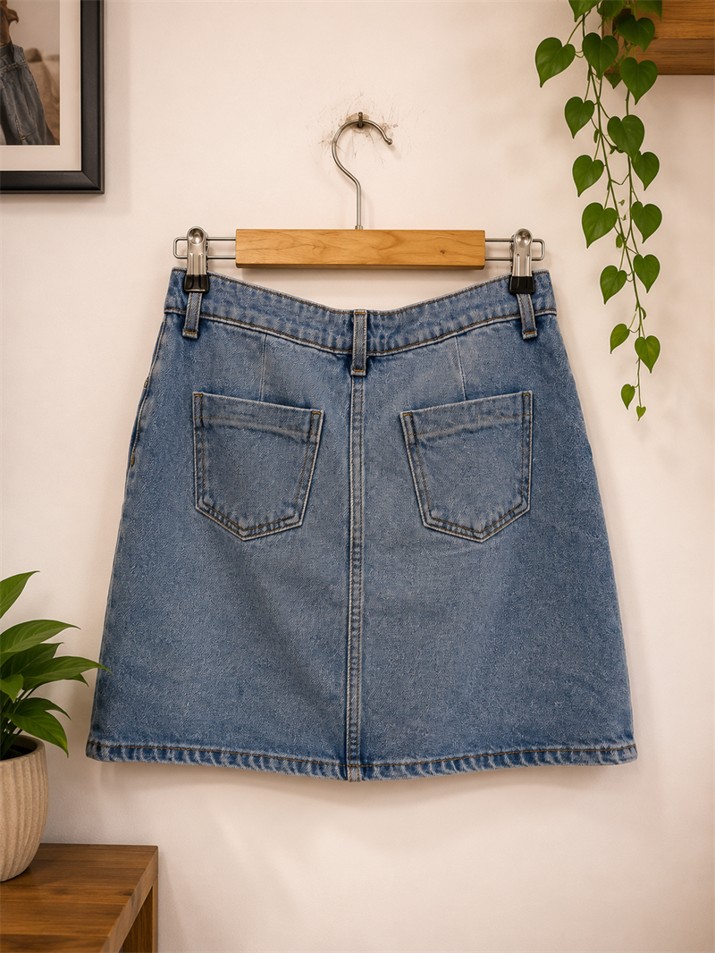 Y2K Bohem Denim Etek