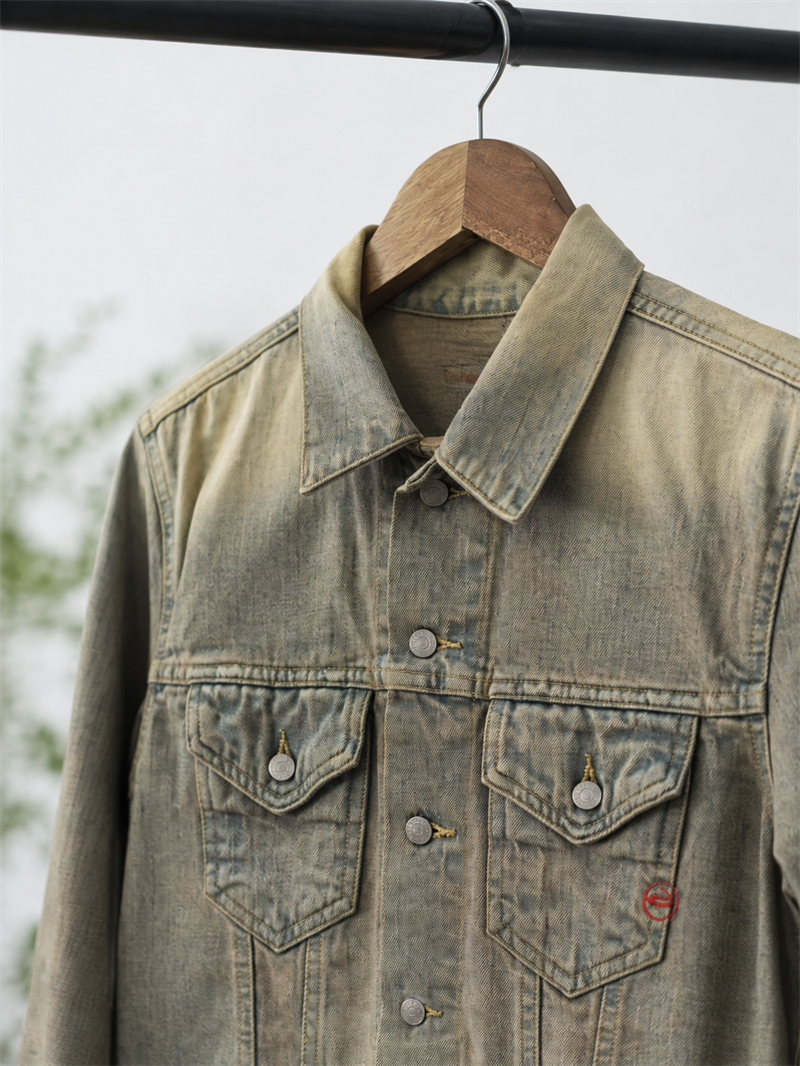 Y2K Classic Wash Trucker Denim Ceket