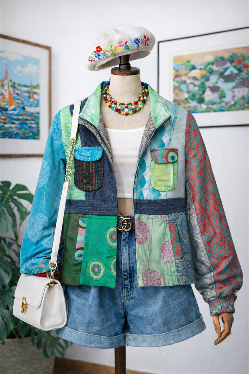 Y2K Desigual Boho Ceket