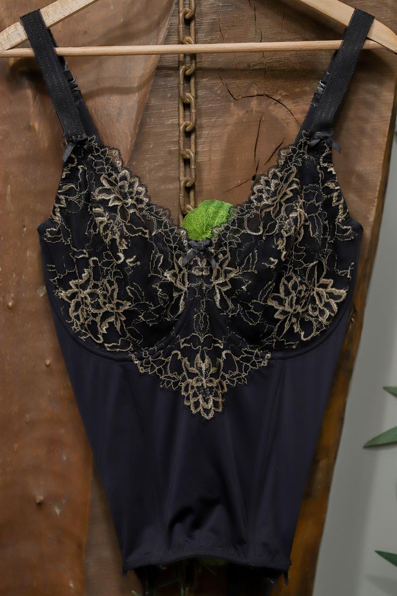 Y2K Gothic Dantelli Bustier