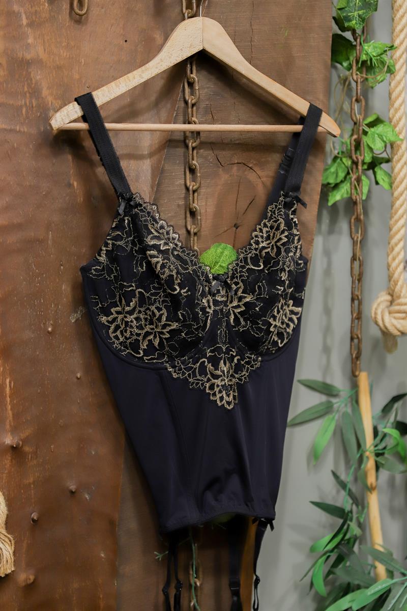 Y2K Gothic Dantelli Bustier