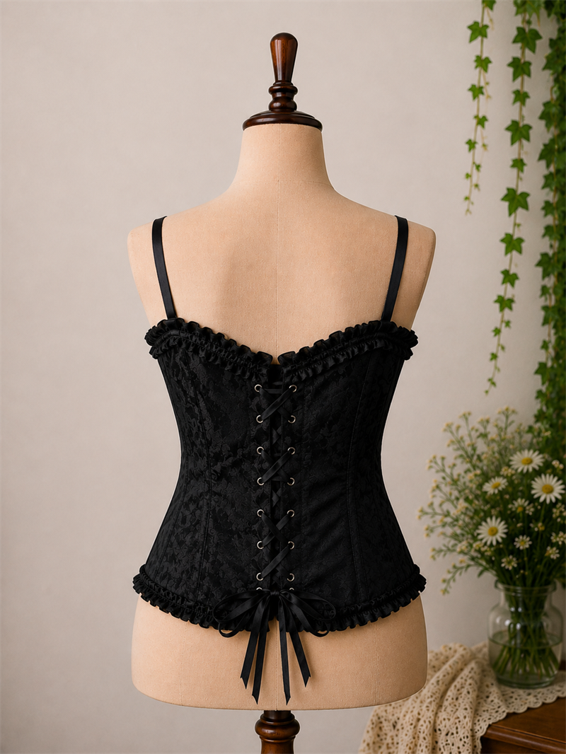 Y2K Gothic Romantik Korse