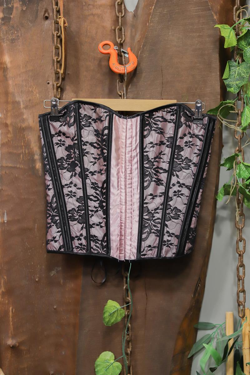 Y2K Gothic Satin Korse