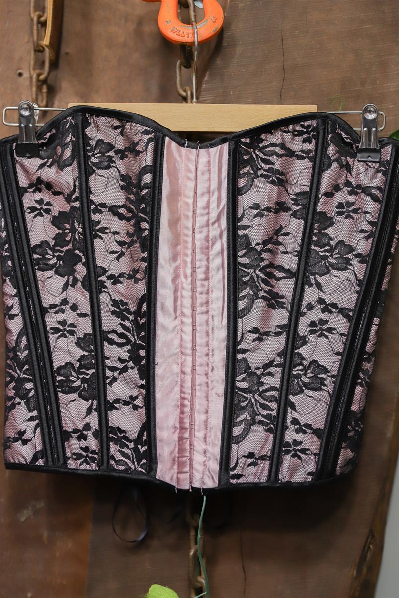 Y2K Gothic Satin Korse