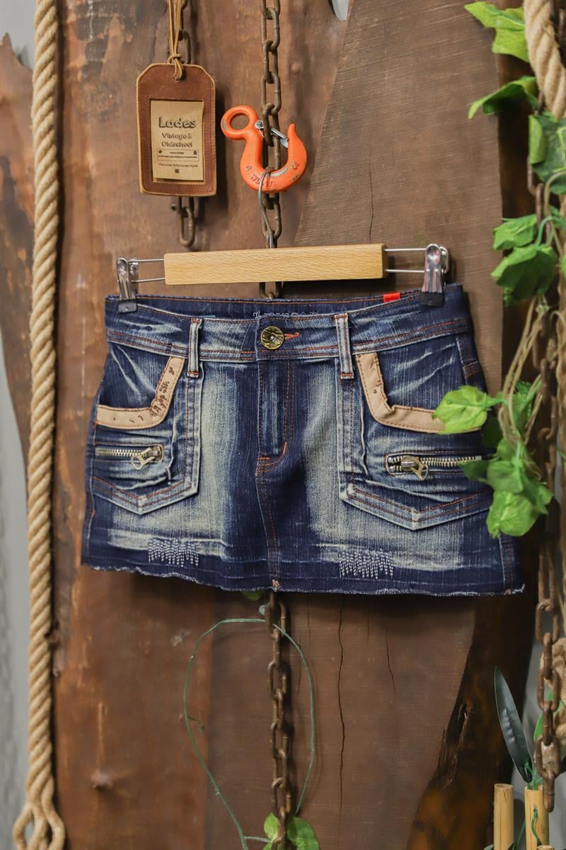 Y2K Low-Rise Mini Kot Etek