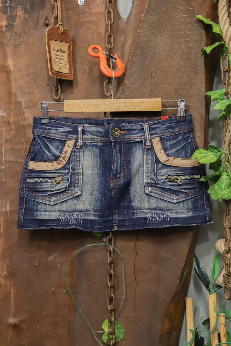 Y2K Low-Rise Mini Kot Etek