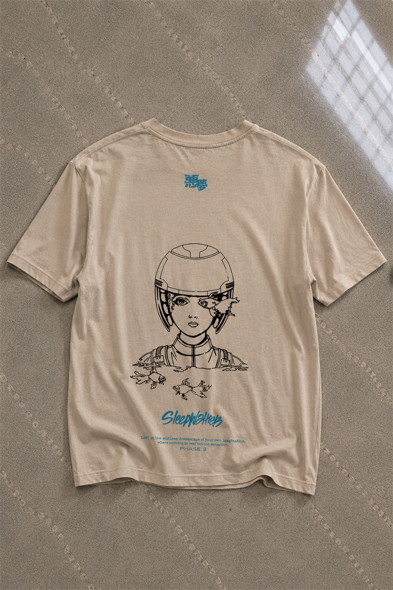 Y2K Mecha/Sci-Fi Oversize Gömlek
